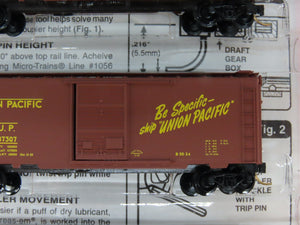N Scale Micro-Trains MTL 20286-2 UP Union Pacific 40' Single Door Box Car 3-Pack