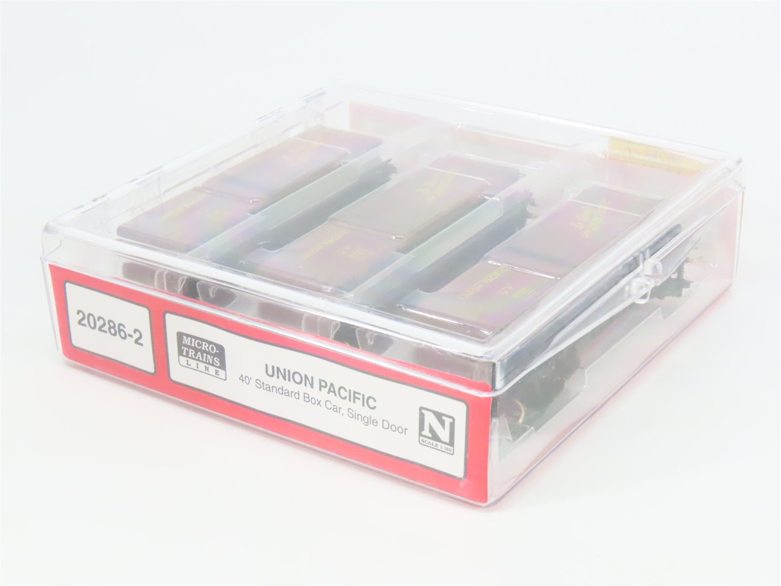 N Scale Micro-Trains MTL 20286-2 UP Union Pacific 40' Single Door Box Car 3-Pack