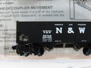 N Scale Micro-Trains MTL 91012 N&W Norfolk & Western 2-Bay Open Hoppers 3-Pack