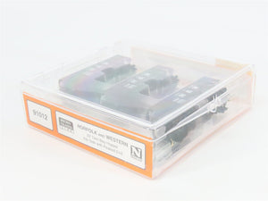 N Scale Micro-Trains MTL 91012 N&W Norfolk & Western 2-Bay Open Hoppers 3-Pack