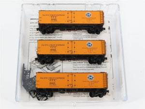 N Scale Micro-Trains MTL 59012 SP UP PFE Pacific Fruit Express Reefers 3-Pack