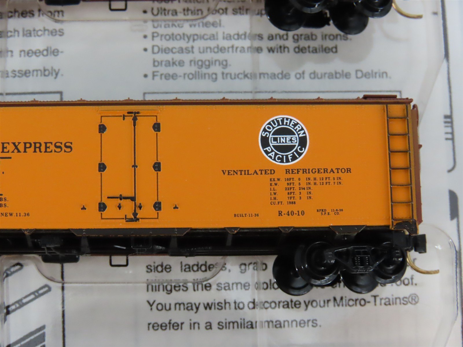 N Scale Micro-Trains MTL 59012 SP UP PFE Pacific Fruit Express Reefers 3-Pack