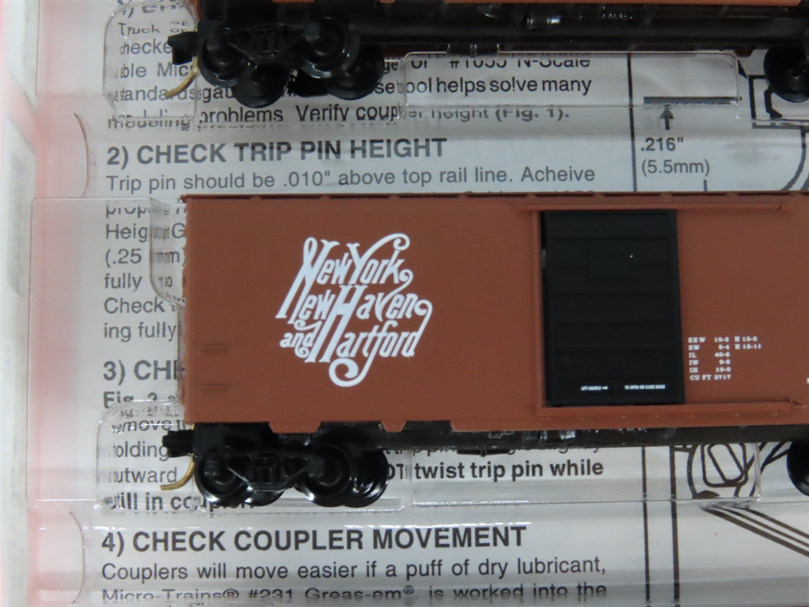 N Scale Micro-Trains MTL 20029-2 NH New Haven 40' Single Door Box Car 3-Pack