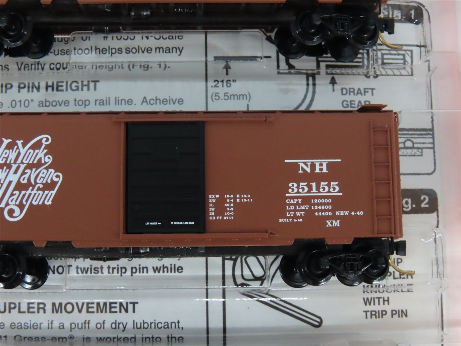 N Scale Micro-Trains MTL 20029-2 NH New Haven 40' Single Door Box Car 3-Pack
