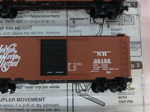 N Scale Micro-Trains MTL 20029-2 NH New Haven 40' Single Door Box Car 3-Pack