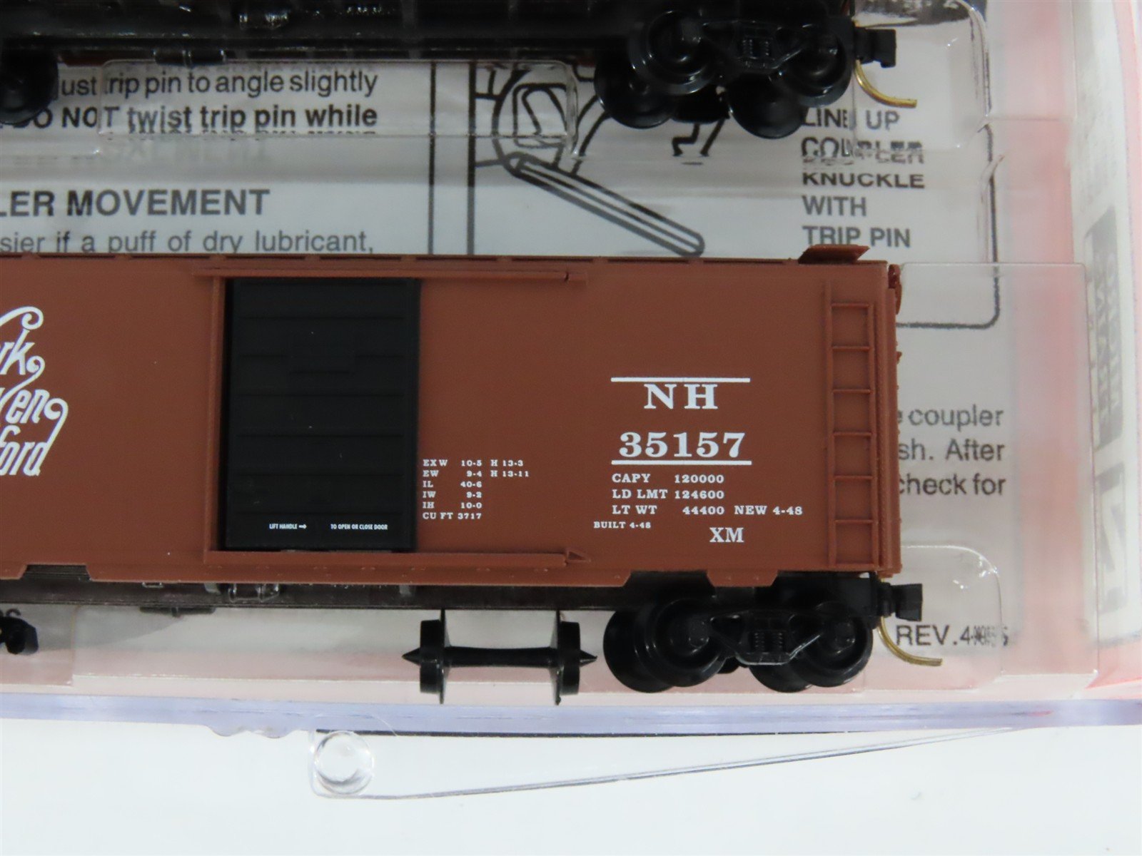N Scale Micro-Trains MTL 20029-2 NH New Haven 40' Single Door Box Car 3-Pack