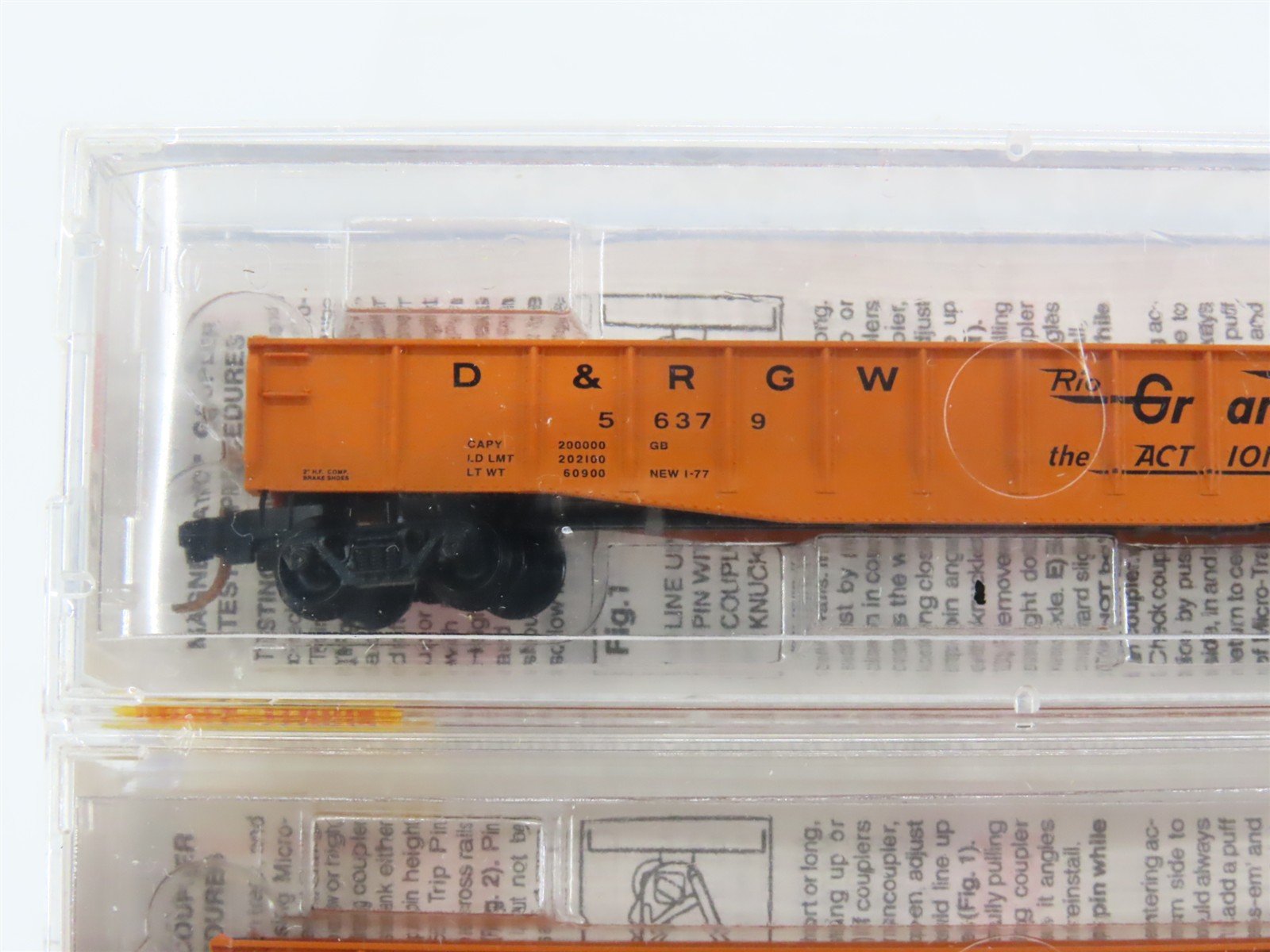 N Scale Micro-Trains MTL 46042 D&RGW Rio Grande 50' Gondola 3-Pack Sealed