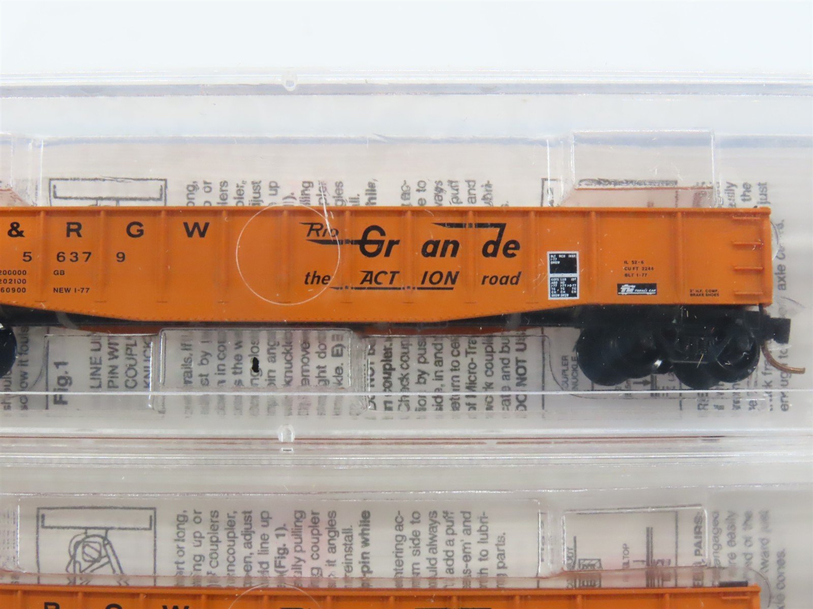 N Scale Micro-Trains MTL 46042 D&RGW Rio Grande 50' Gondola 3-Pack Sealed