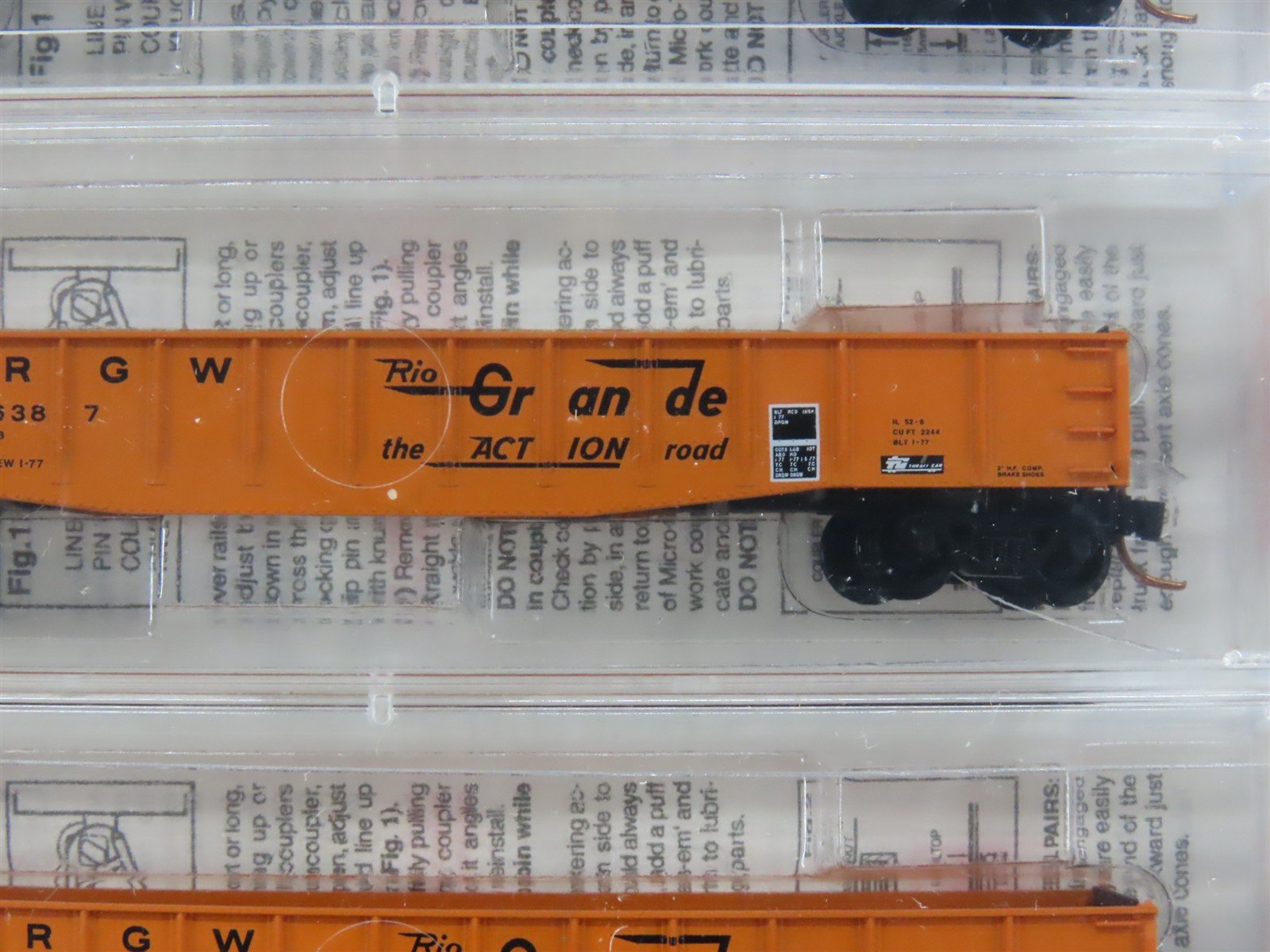 N Scale Micro-Trains MTL 46042 D&RGW Rio Grande 50' Gondola 3-Pack Sealed