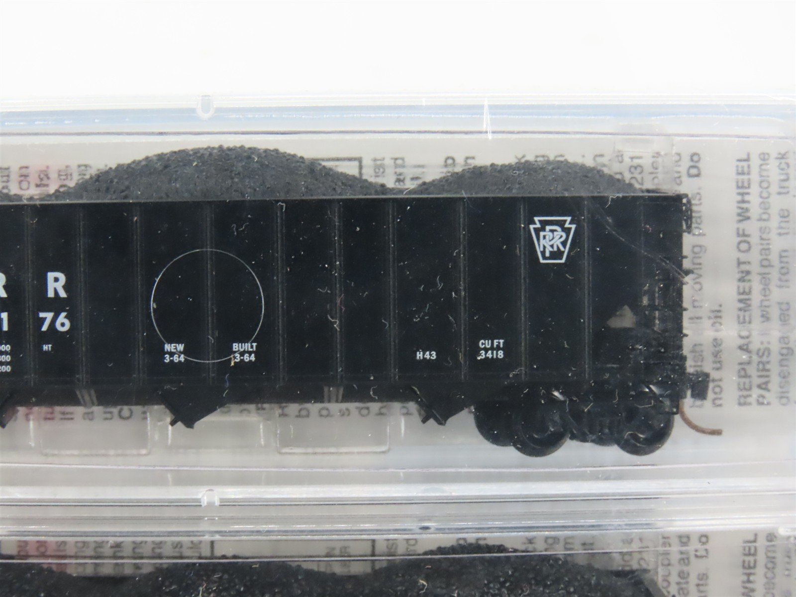 N Scale Micro-Trains MTL 108042 PRR Pennsylvania 3-Bay Hopper 3-Pack Sealed