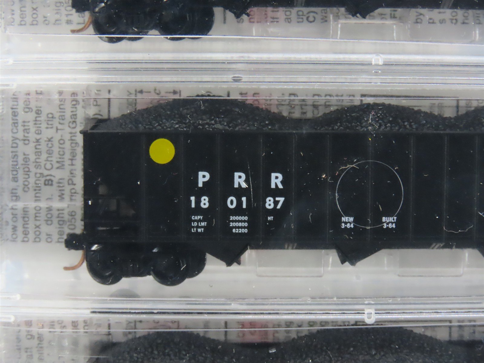 N Scale Micro-Trains MTL 108042 PRR Pennsylvania 3-Bay Hopper 3-Pack Sealed