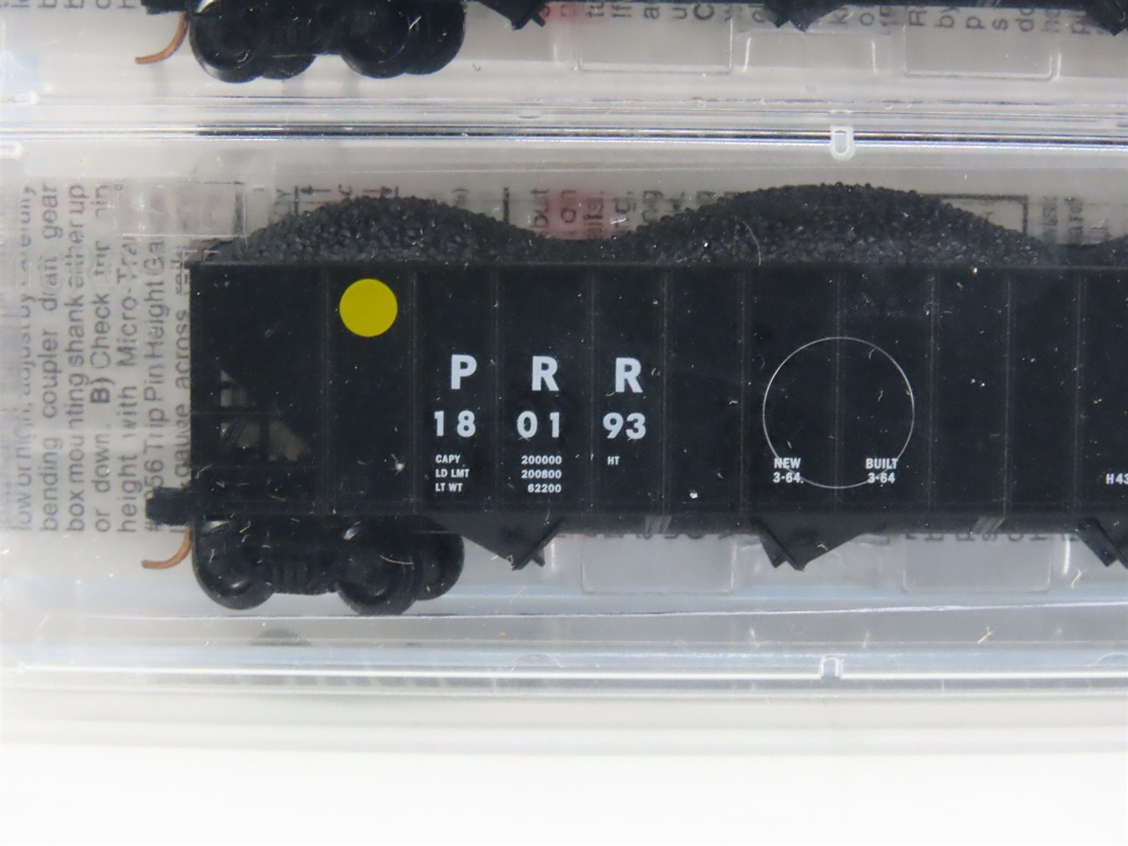 N Scale Micro-Trains MTL 108042 PRR Pennsylvania 3-Bay Hopper 3-Pack Sealed