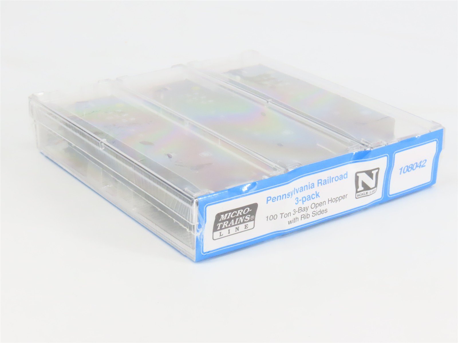 N Scale Micro-Trains MTL 108042 PRR Pennsylvania 3-Bay Hopper 3-Pack Sealed