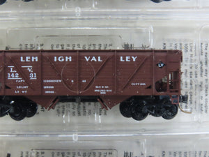 N Scale Micro-Trains MTL 57032 LV Lehigh Valley 2-Bay Hopper 3-Pack Sealed
