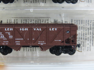 N Scale Micro-Trains MTL 57032 LV Lehigh Valley 2-Bay Hopper 3-Pack Sealed