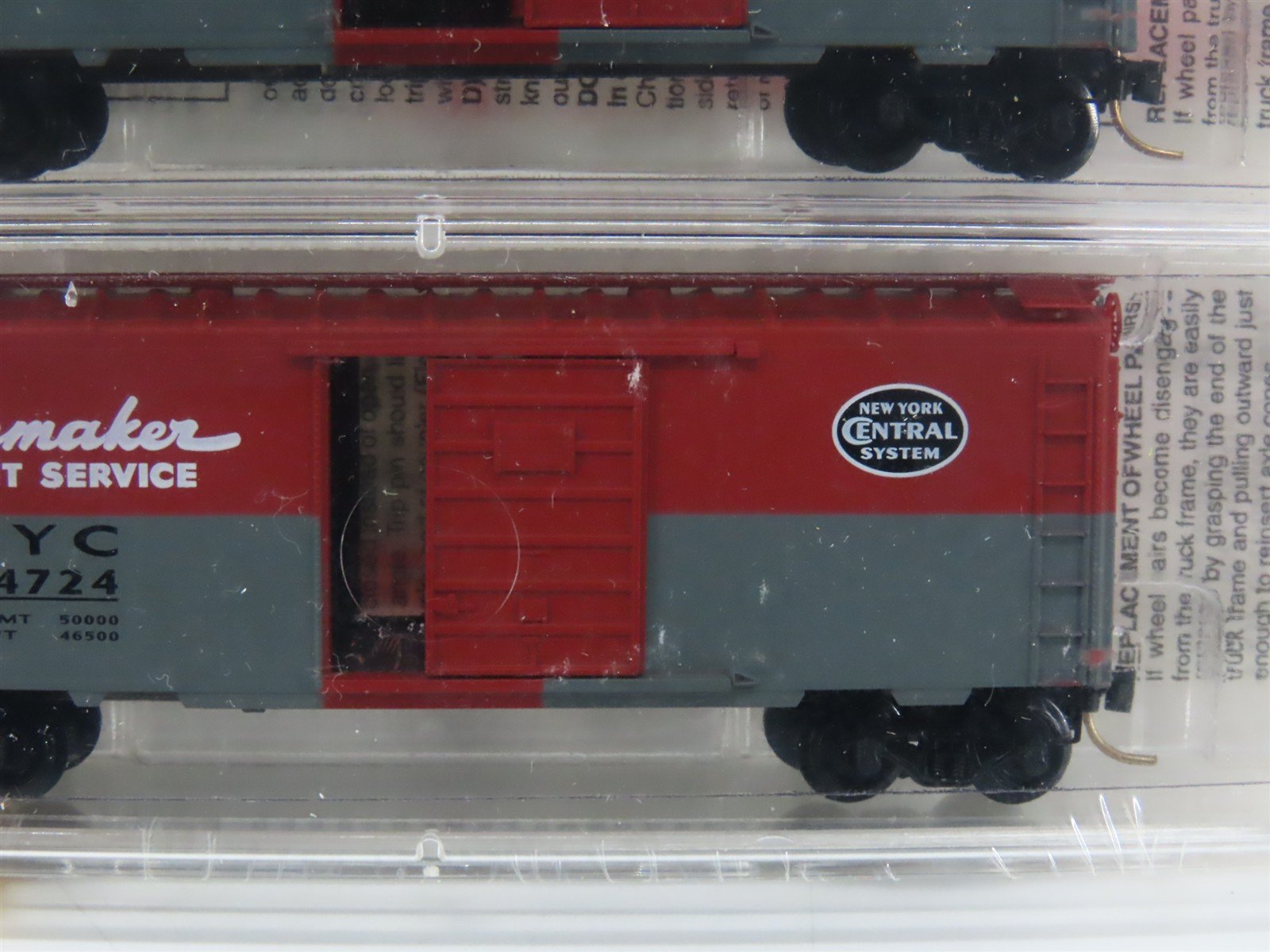 N Scale Micro-Trains MTL 20242 NYC New York Central 40' Box Car 3-Pack Sealed