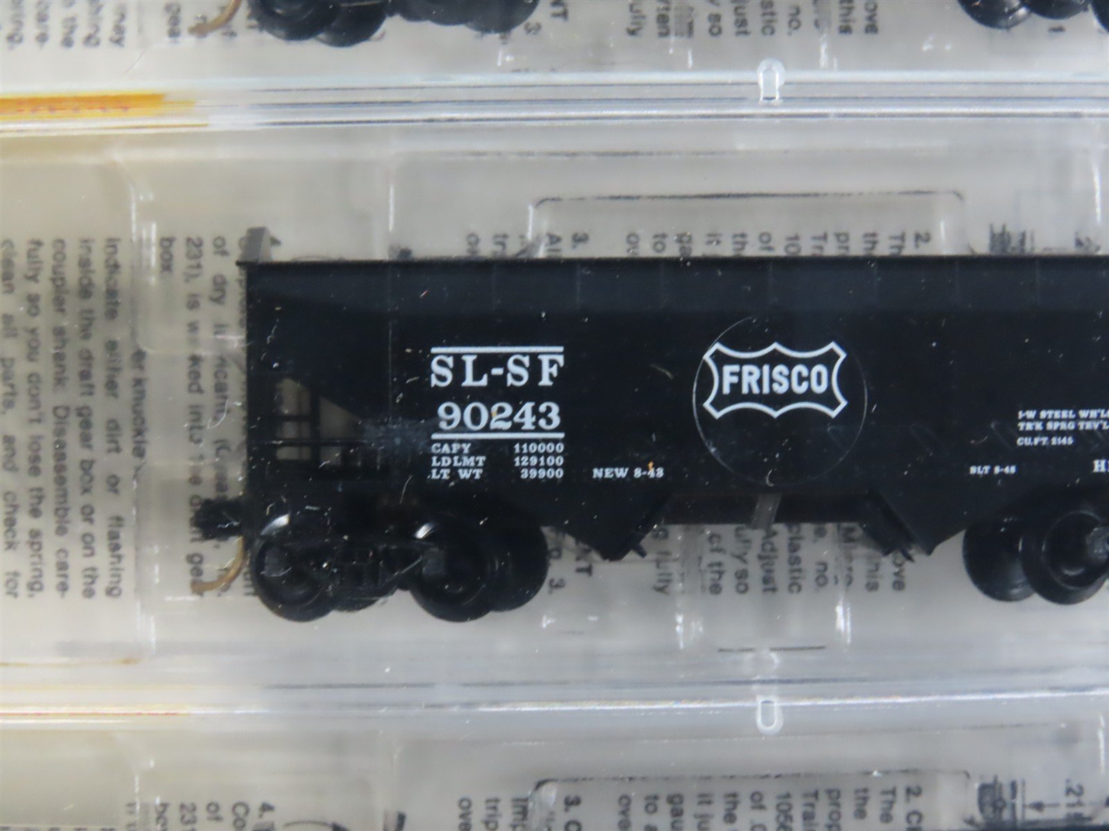 N Scale Micro-Trains MTL 88012 SL-SF Frisco 2-Bay Open Hopper 3-Pack Sealed