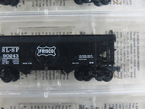 N Scale Micro-Trains MTL 88012 SL-SF Frisco 2-Bay Open Hopper 3-Pack Sealed