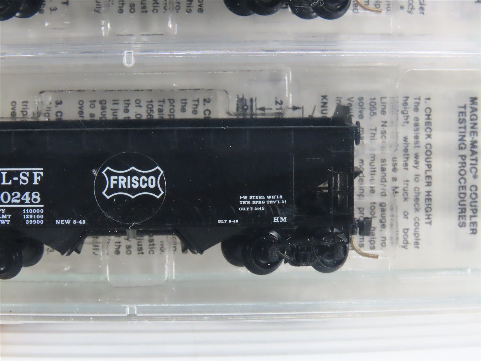 N Scale Micro-Trains MTL 88012 SL-SF Frisco 2-Bay Open Hopper 3-Pack Sealed