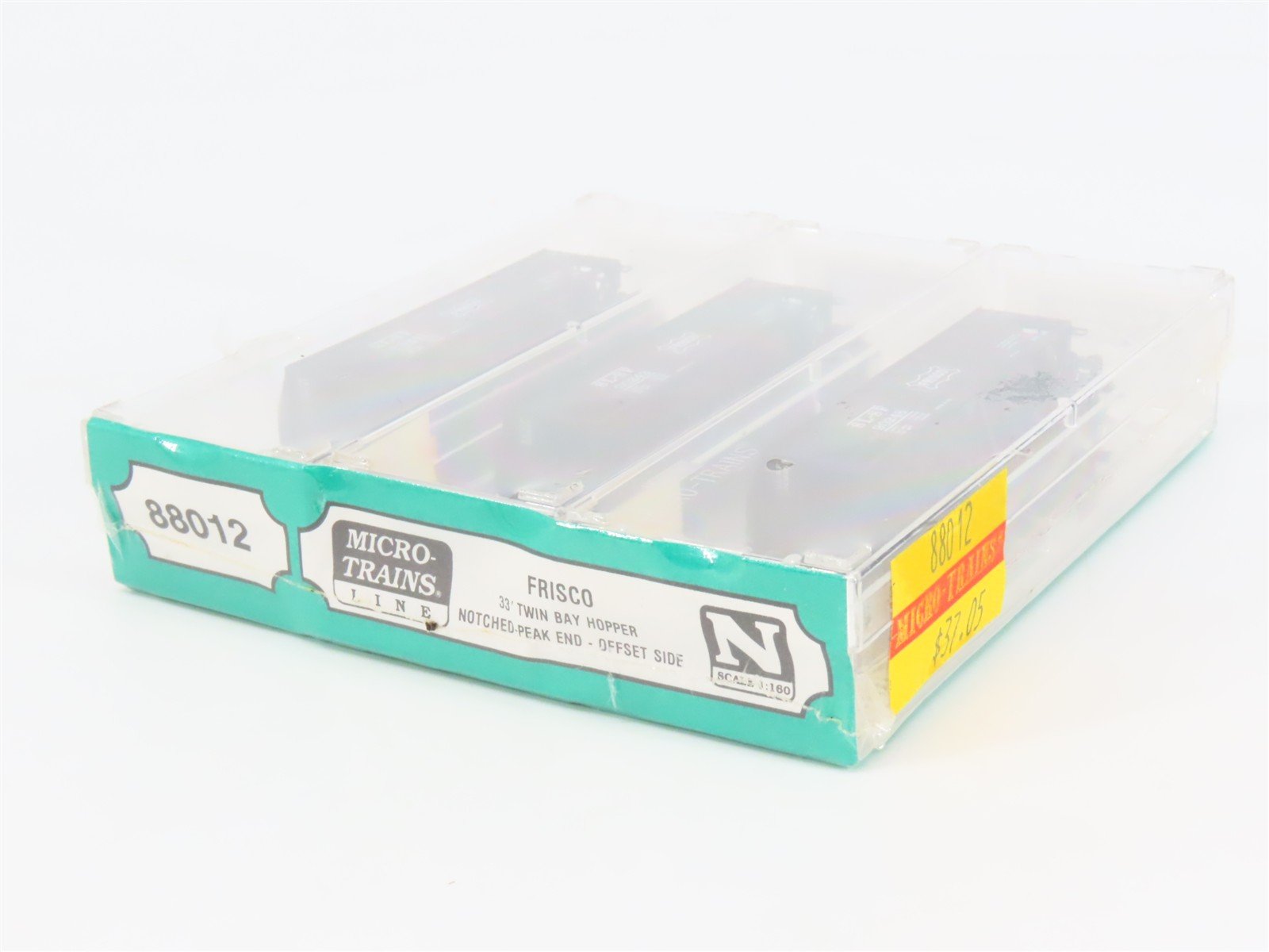 N Scale Micro-Trains MTL 88012 SL-SF Frisco 2-Bay Open Hopper 3-Pack Sealed