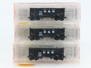 N Scale Micro-Trains MTL 91012 N&W Norfolk & Western 2-Bay Hopper 3-Pack Sealed
