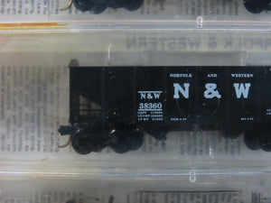 N Scale Micro-Trains MTL 91012 N&W Norfolk & Western 2-Bay Hopper 3-Pack Sealed