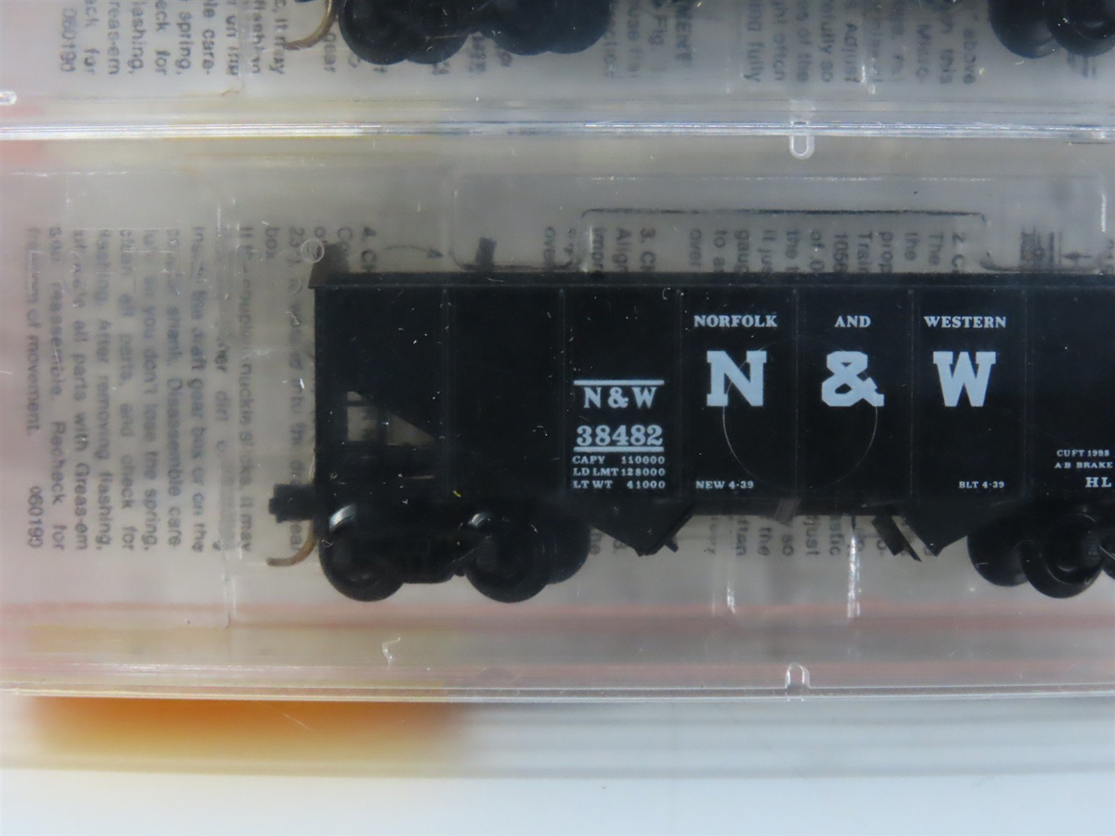 N Scale Micro-Trains MTL 91012 N&W Norfolk & Western 2-Bay Hopper 3-Pack Sealed