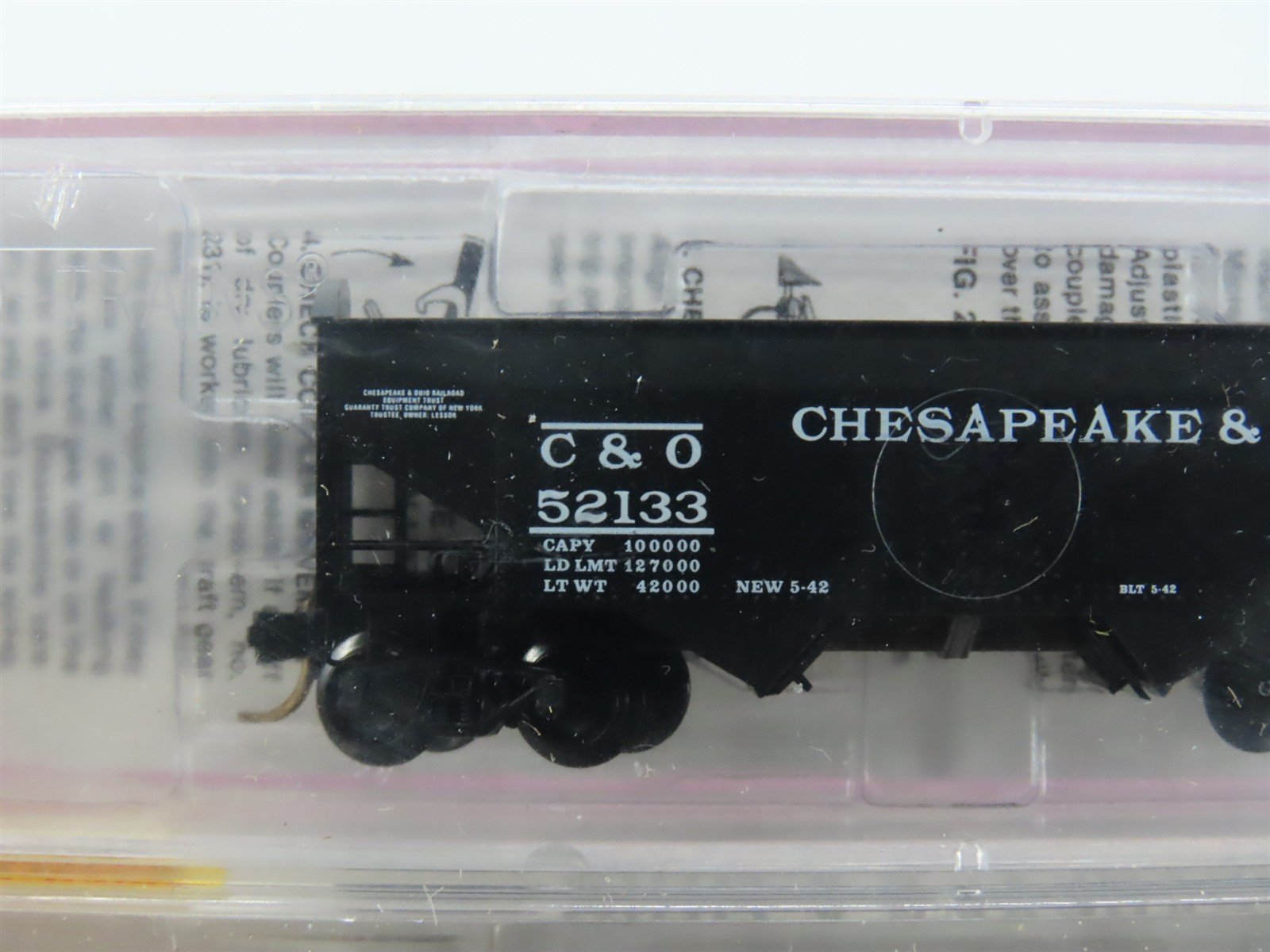 N Micro-Trains MTL 86012-2 C&O Chesapeake & Ohio 2-Bay Hopper 3-Pack Sealed