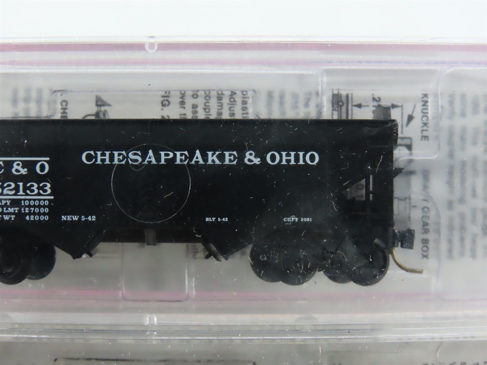 N Micro-Trains MTL 86012-2 C&O Chesapeake & Ohio 2-Bay Hopper 3-Pack Sealed