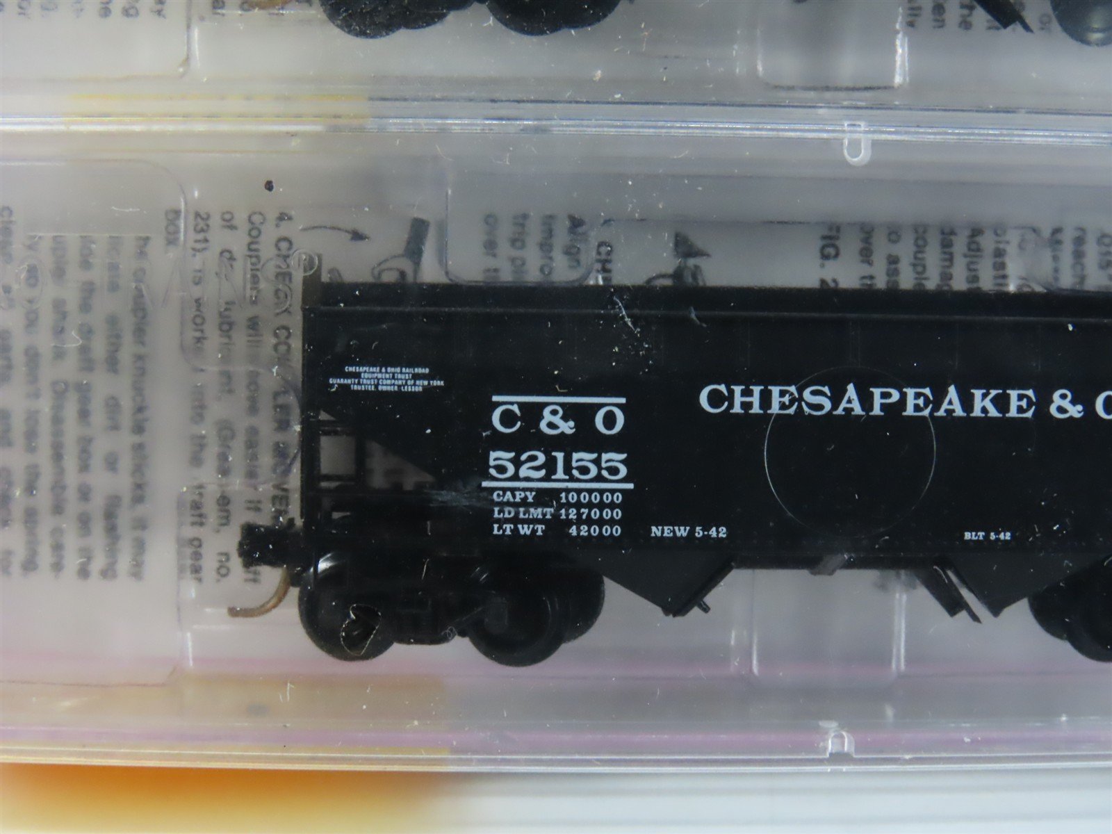 N Micro-Trains MTL 86012-2 C&O Chesapeake & Ohio 2-Bay Hopper 3-Pack Sealed