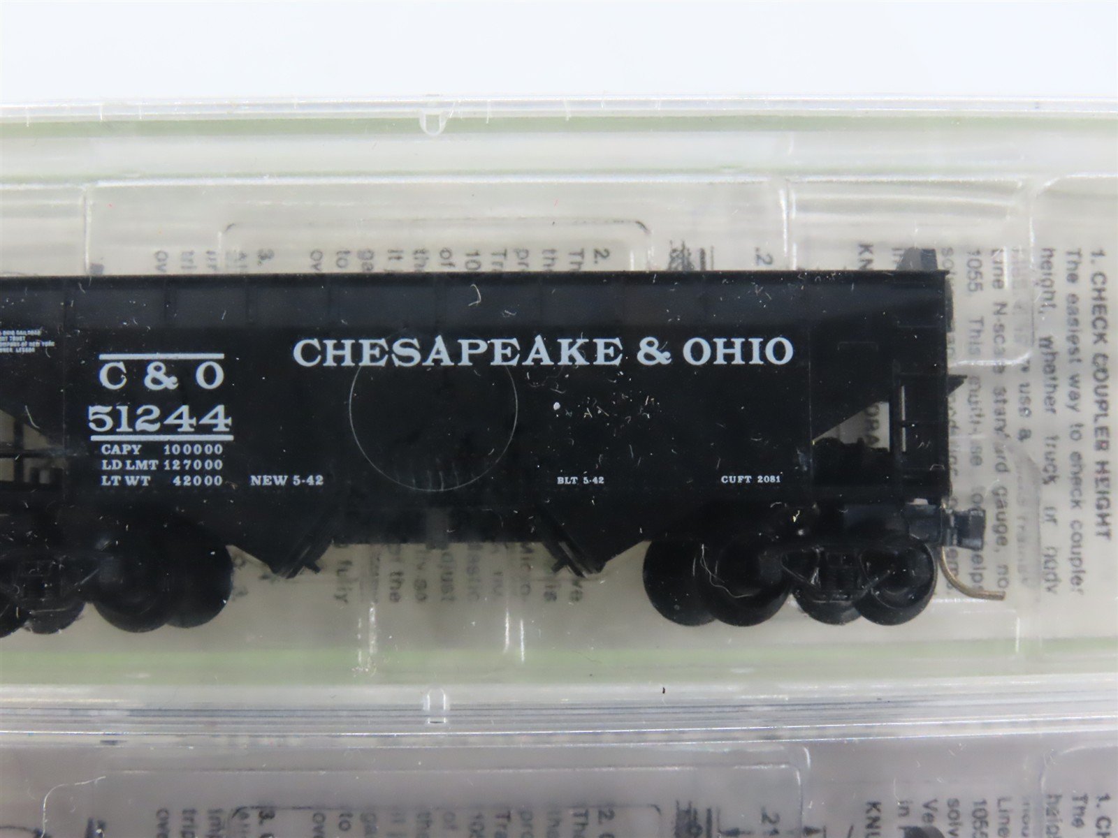 N Scale Micro-Trains MTL 86012 C&O Chesapeake & Ohio 2-Bay Hopper 3-Pack Sealed