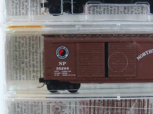 N Micro-Trains MTL 23252 BN Merger Fallen Flags #5 Freight 4-Pack Sealed
