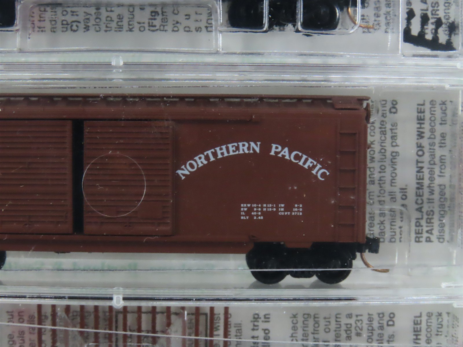 N Micro-Trains MTL 23252 BN Merger Fallen Flags #5 Freight 4-Pack Sealed