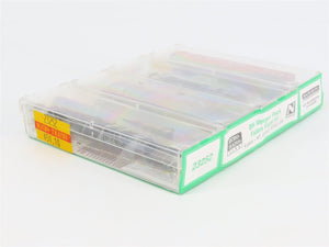N Micro-Trains MTL 23252 BN Merger Fallen Flags #5 Freight 4-Pack Sealed