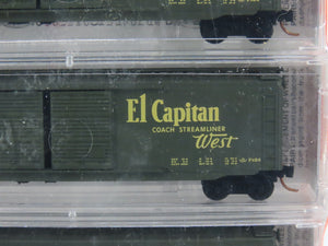 N Scale Micro-Trains MTL 34262 ATSF Santa Fe Map & Slogan Box Cars 5-Pack Sealed