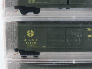 N Scale Micro-Trains MTL 34262 ATSF Santa Fe Map & Slogan Box Cars 5-Pack Sealed