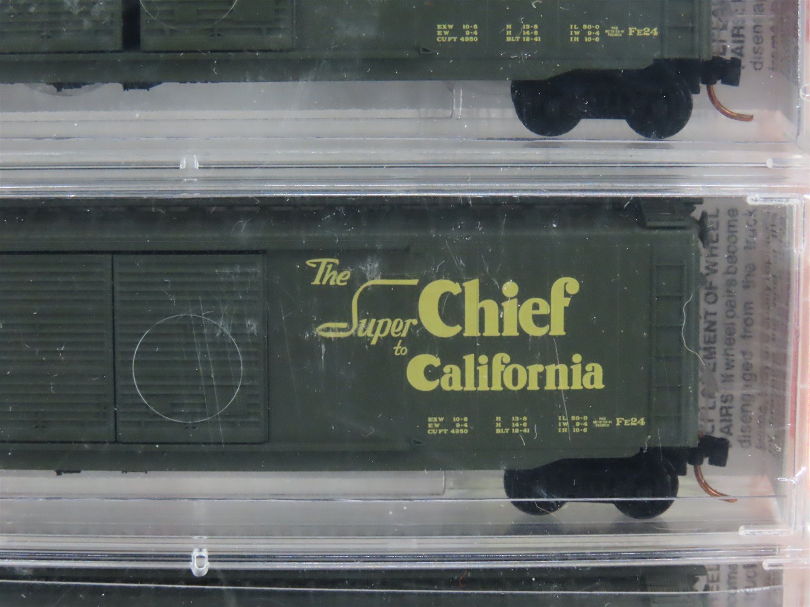 N Scale Micro-Trains MTL 34262 ATSF Santa Fe Map & Slogan Box Cars 5-Pack Sealed
