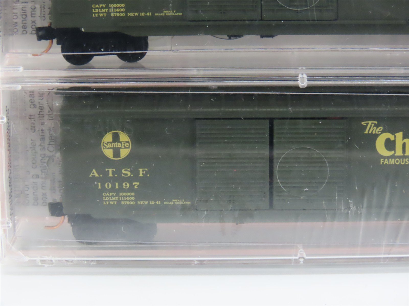 N Scale Micro-Trains MTL 34262 ATSF Santa Fe Map & Slogan Box Cars 5-Pack Sealed