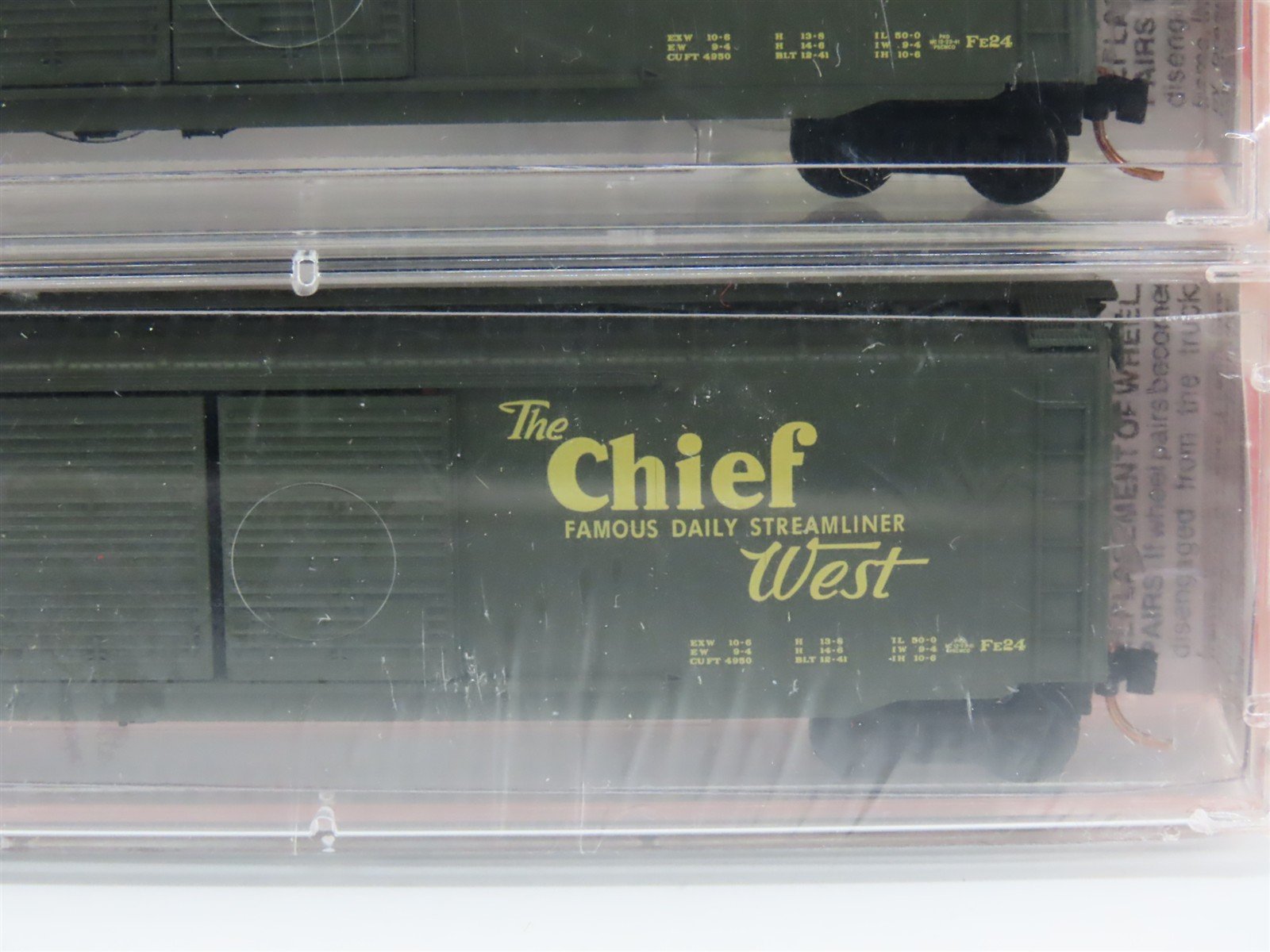 N Scale Micro-Trains MTL 34262 ATSF Santa Fe Map & Slogan Box Cars 5-Pack Sealed