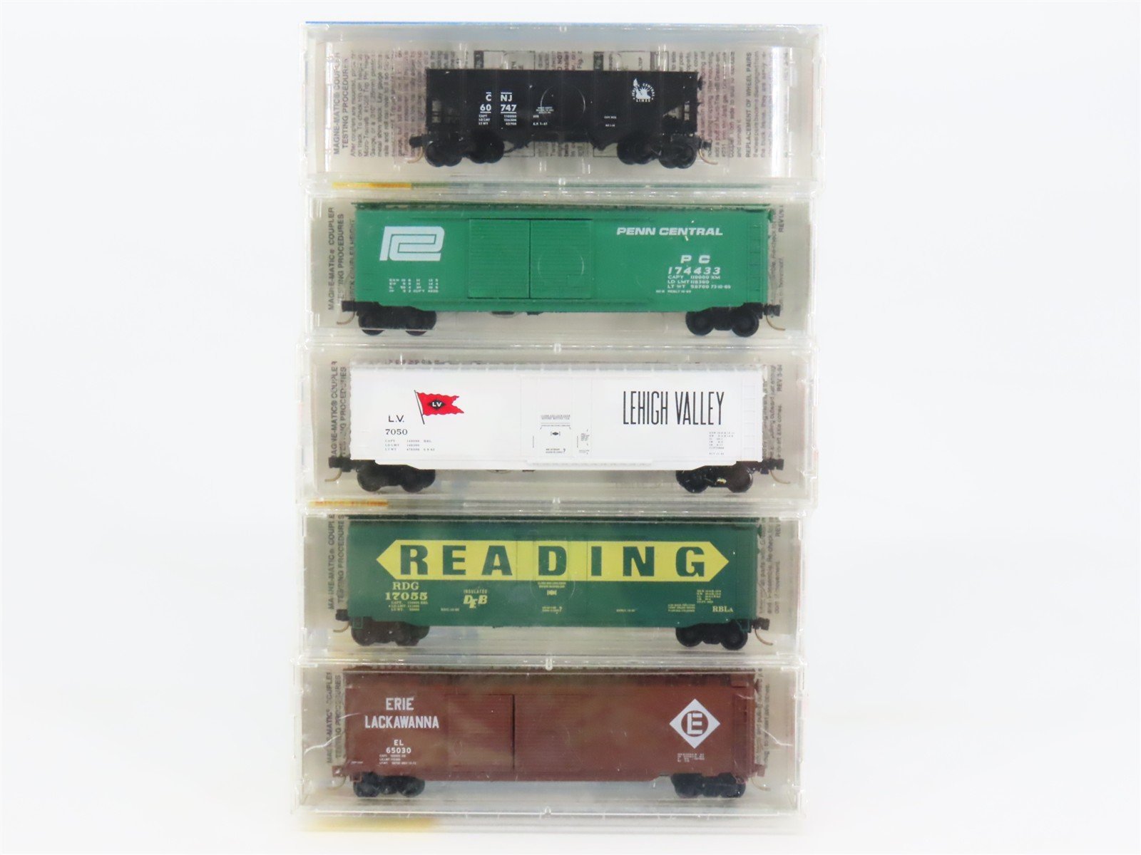 N Micro-Trains MTL 78052 Conrail Merger of April 1976 Freight 5-Pack Sealed