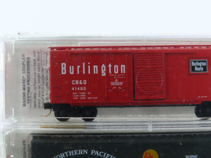 N Micro-Trains MTL 22102 Fallen Flags BN Merger Hopper & Box Cars 4-Pack Sealed