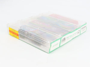 N Micro-Trains MTL 22102 Fallen Flags BN Merger Hopper & Box Cars 4-Pack Sealed