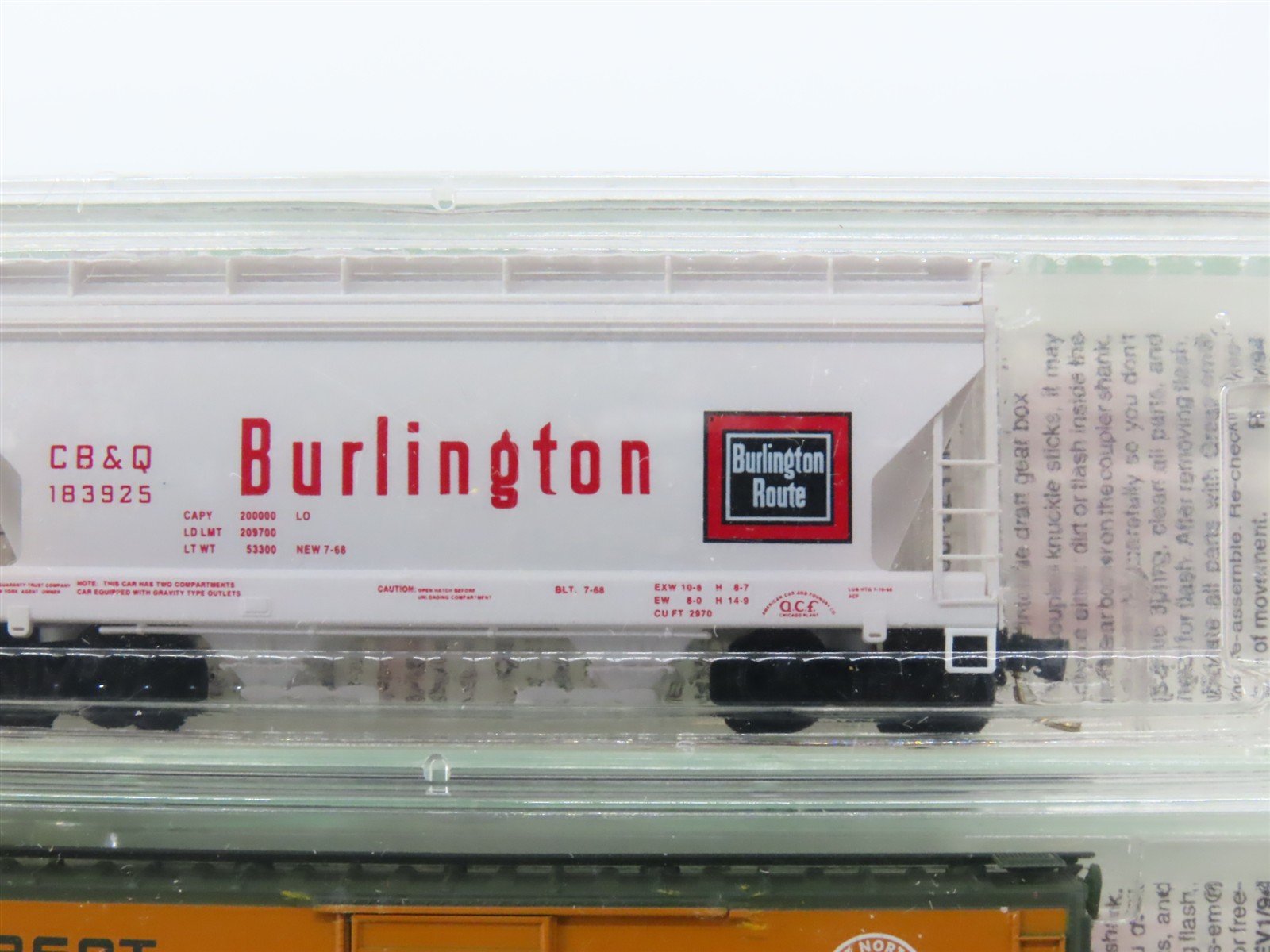 N Micro-Trains MTL 20226-2 SP&S/BN/NP/CB&Q Fallen Flags Box Cars 4-Pack Sealed
