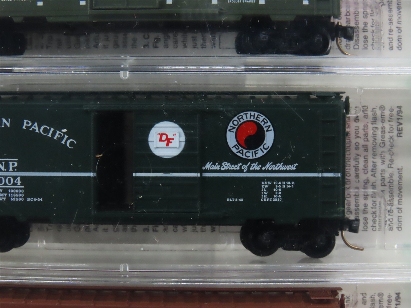 N Micro-Trains MTL 20226-2 SP&S/BN/NP/CB&Q Fallen Flags Box Cars 4-Pack Sealed