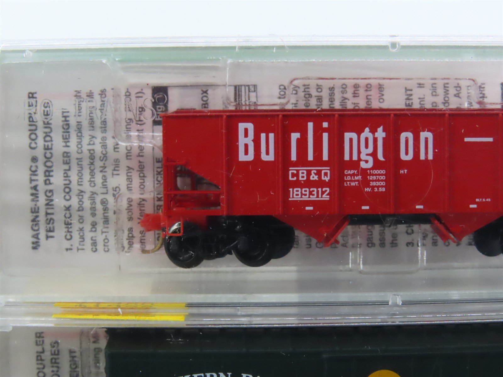 N Micro-Trains MTL 21212 SP&S/GN/NP/CB&Q Fallen Flags Freight 4-Pack Sealed