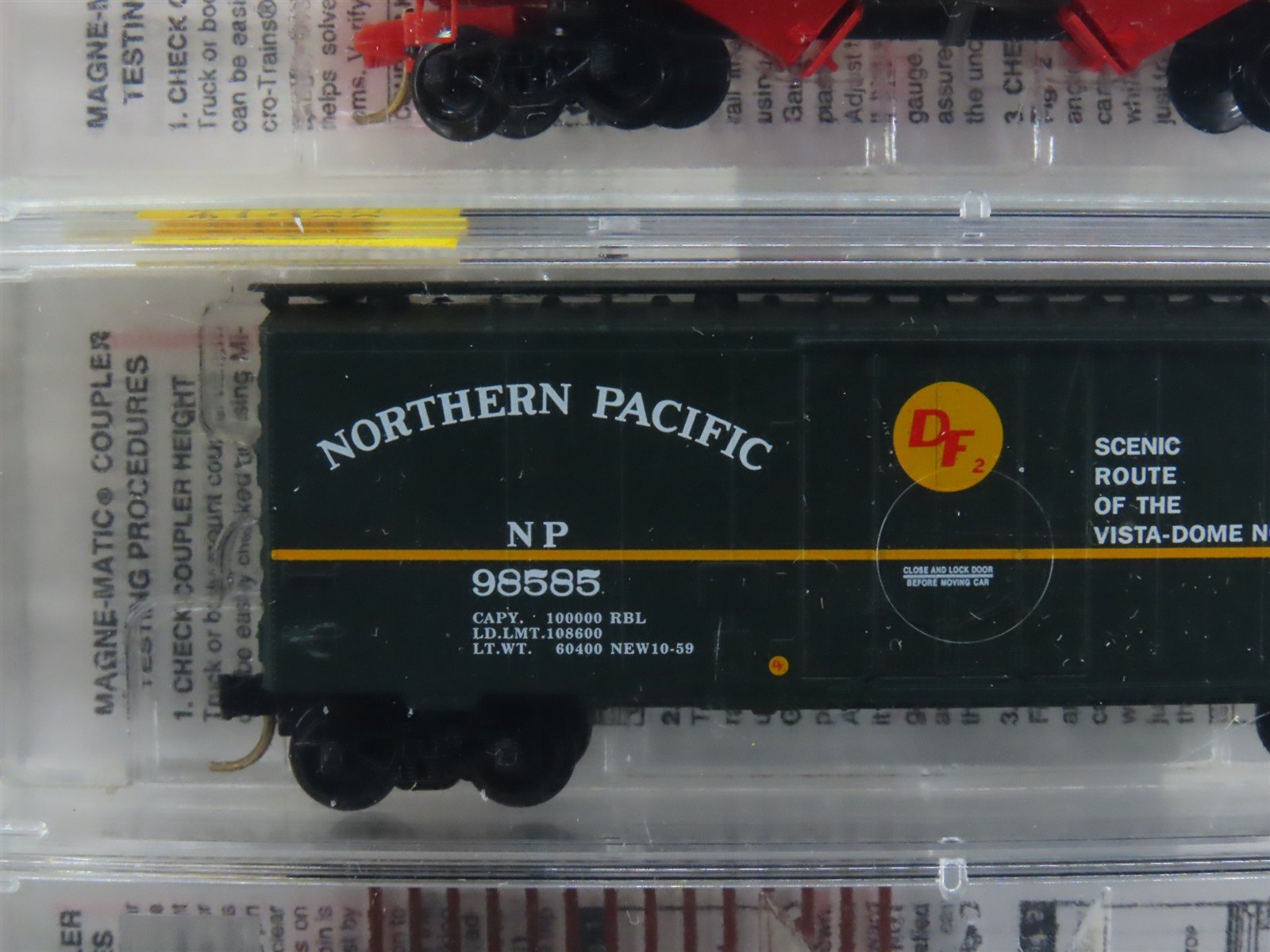 N Micro-Trains MTL 21212 SP&S/GN/NP/CB&Q Fallen Flags Freight 4-Pack Sealed