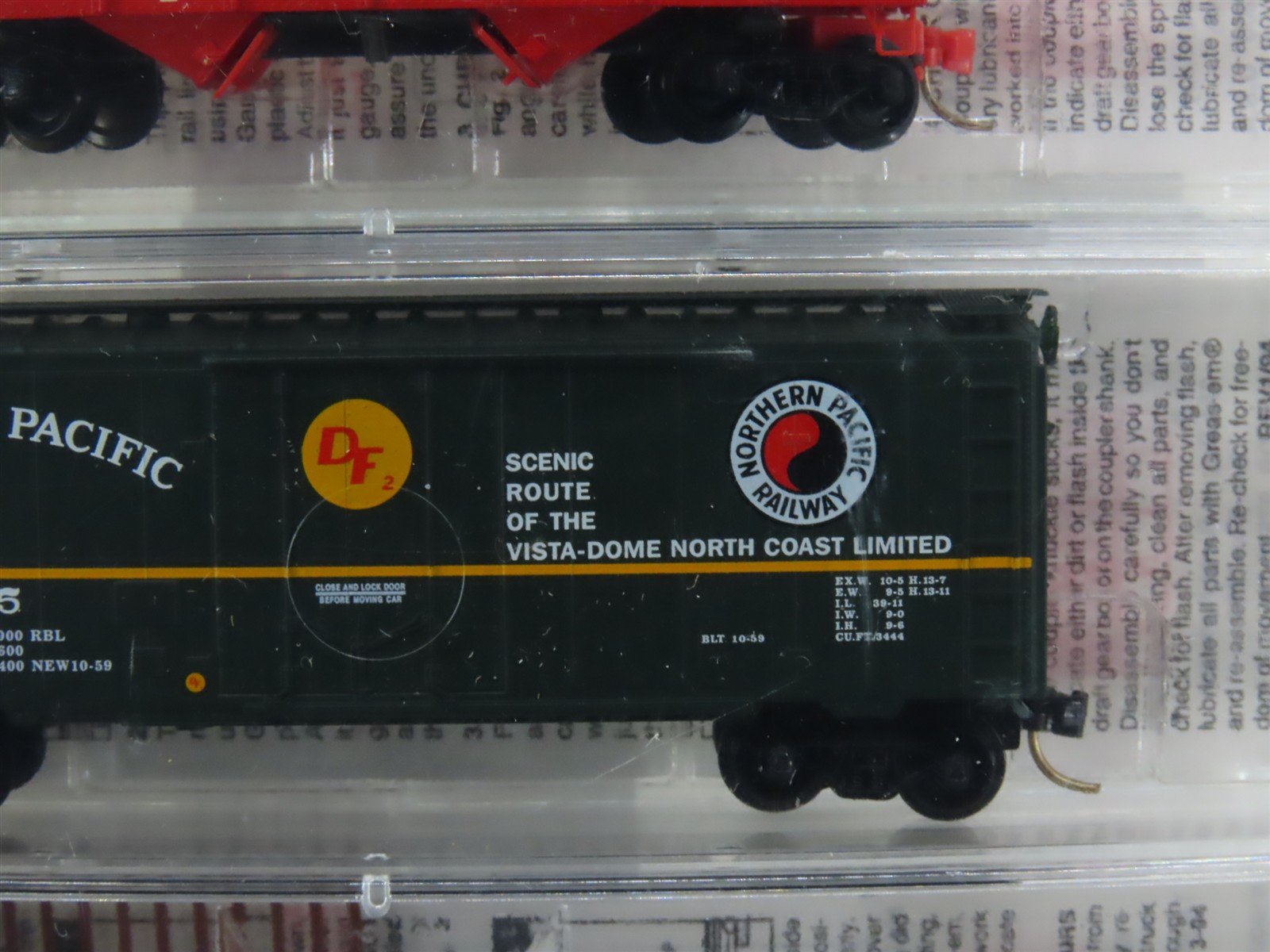 N Micro-Trains MTL 21212 SP&S/GN/NP/CB&Q Fallen Flags Freight 4-Pack Sealed