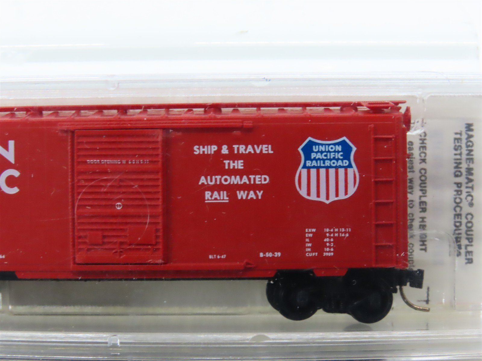 N Kadee Micro-Trains MTL TexNrails Special Run UP/NP Box Cars 2-Pack Sealed
