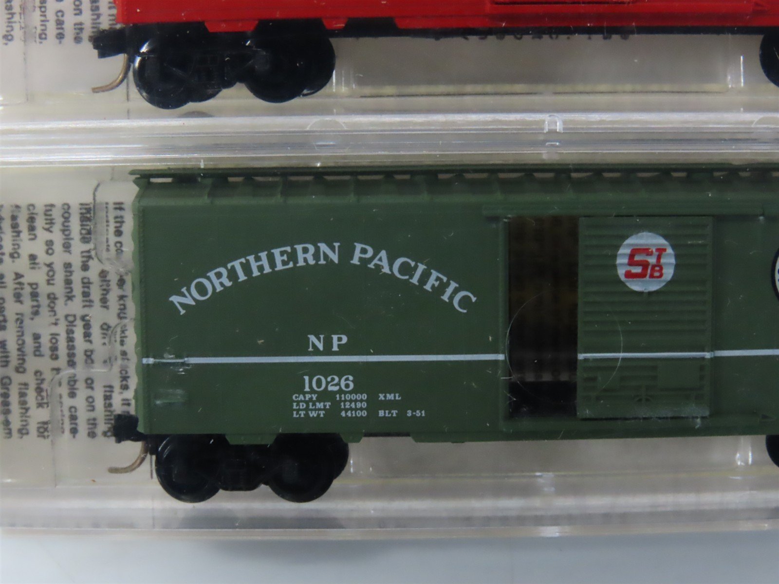 N Kadee Micro-Trains MTL TexNrails Special Run UP/NP Box Cars 2-Pack Sealed