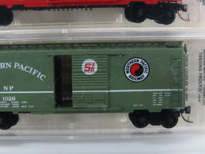 N Kadee Micro-Trains MTL TexNrails Special Run UP/NP Box Cars 2-Pack Sealed